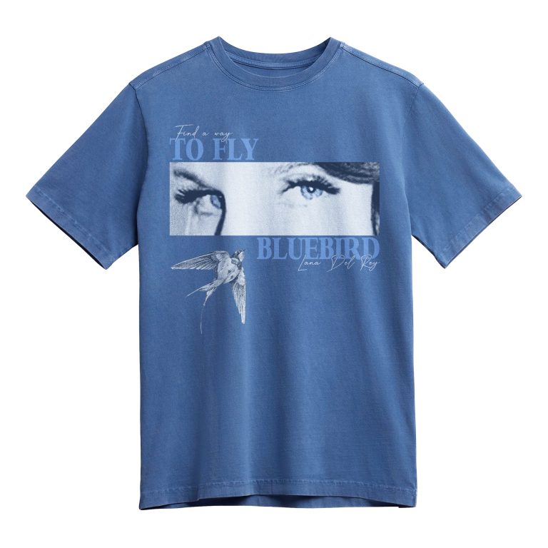 Lana Del Rey - Bluebird song lyrics, Pop Music T-shirt, Fan Merch