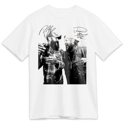 Post Malone Jelly Roll Concert Tour Shirt, Posty Beautifully Broken Rapper Tee Country Music
