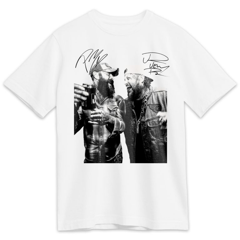 Post Malone Jelly Roll Concert Tour Shirt, Posty Beautifully Broken Rapper Tee Country Music