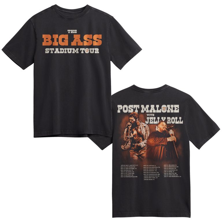 Post Malone Jelly Roll Concert Tour Graphic Shirt, Country Music Tee