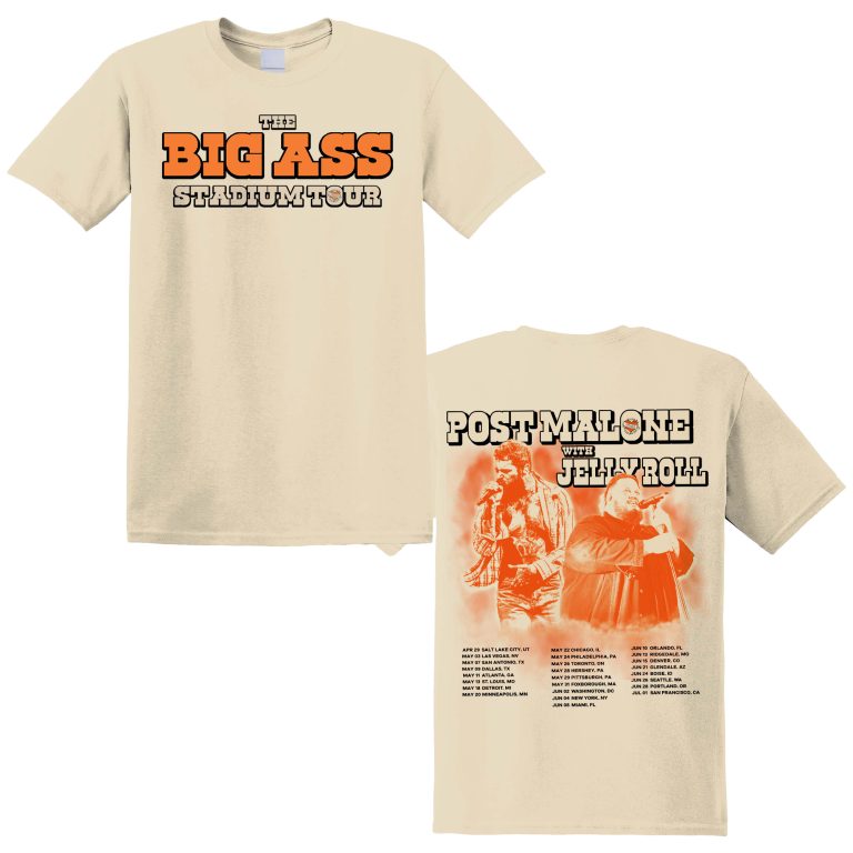 Post Malone Jelly Roll Concert Tour Graphic Shirt, Country Music Tee