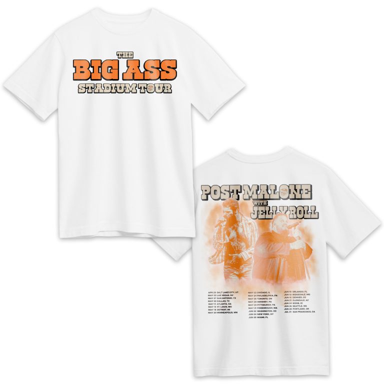 Post Malone Jelly Roll Concert Tour Graphic Shirt, Country Music Tee