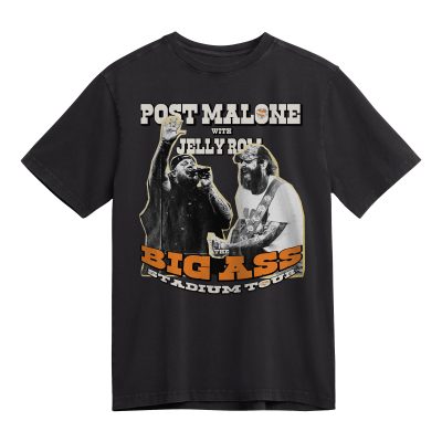 Post Malone x Jelly Roll Concert Tour Graphic Shirt, Country Music Tee