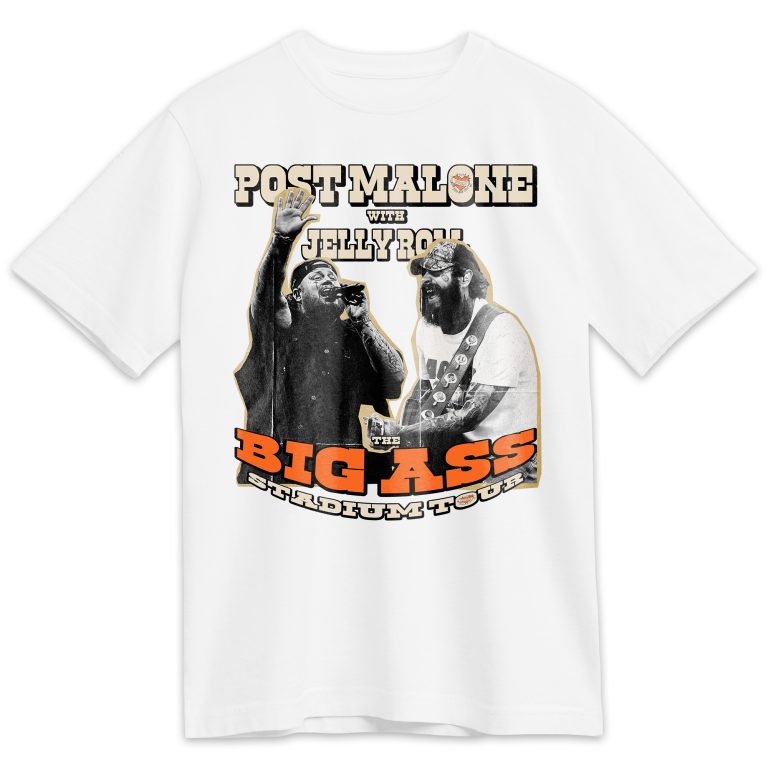 Post Malone x Jelly Roll Concert Tour Graphic Shirt, Country Music Tee