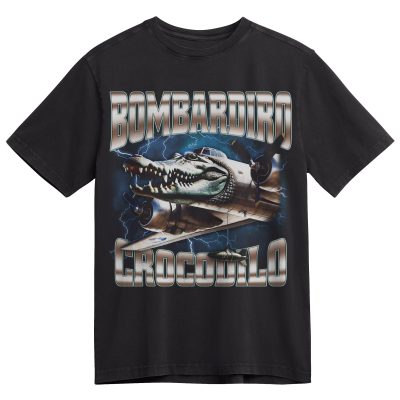 Bombardiro Crocodilo Memes T-shirt, Brainrot Memes T-shirt
