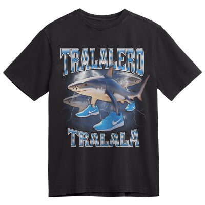 Tralalero Tralala Memes T-shirt, Funny Graphic T-shirt, Italian Brainrot Shirt, Dank Memes Tshirt, Unhinged Clothes, Weird Tee, Oddly Specific