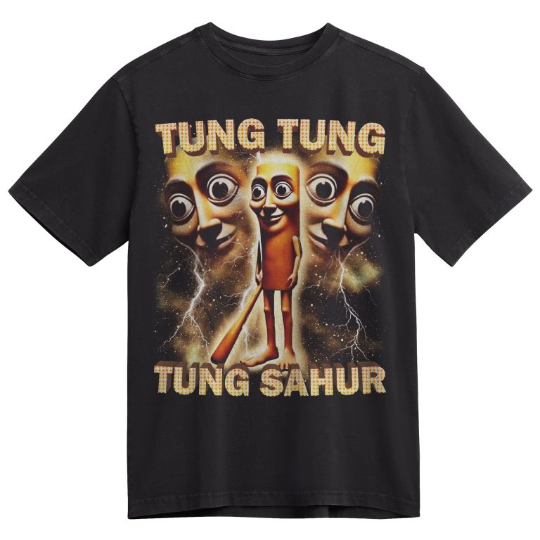 Tung Tung Tung Sahur Memes T-shirt, Funny Graphic T-shirt, Italian Brainrot Shirt, Dank Memes Tshirt, Unhinged Clothes, Weird Tee, Oddly Specific