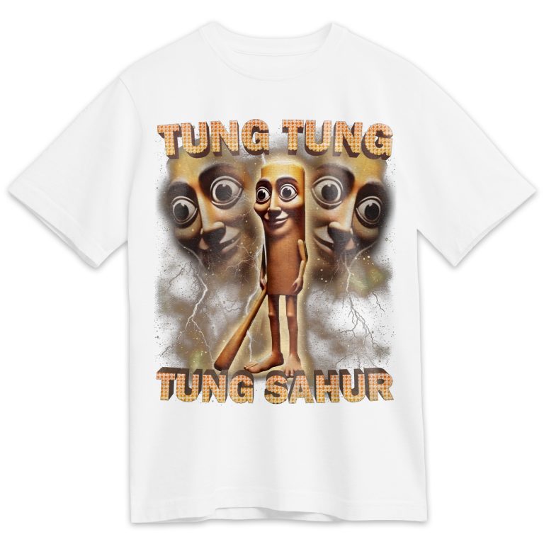 Tung Tung Tung Sahur Memes T-shirt, Funny Graphic T-shirt, Italian Brainrot Shirt, Dank Memes Tshirt, Unhinged Clothes, Weird Tee, Oddly Specific