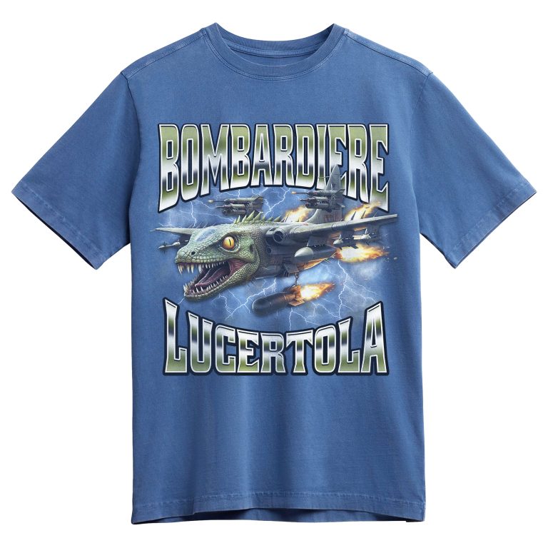 Bombardiere Lucertola Memes T-shirt, Funny Graphic T-shirt, Italian Brainrot Shirt, Dank Memes Tshirt, Unhinged Clothes, Weird Tee, Oddly Specific