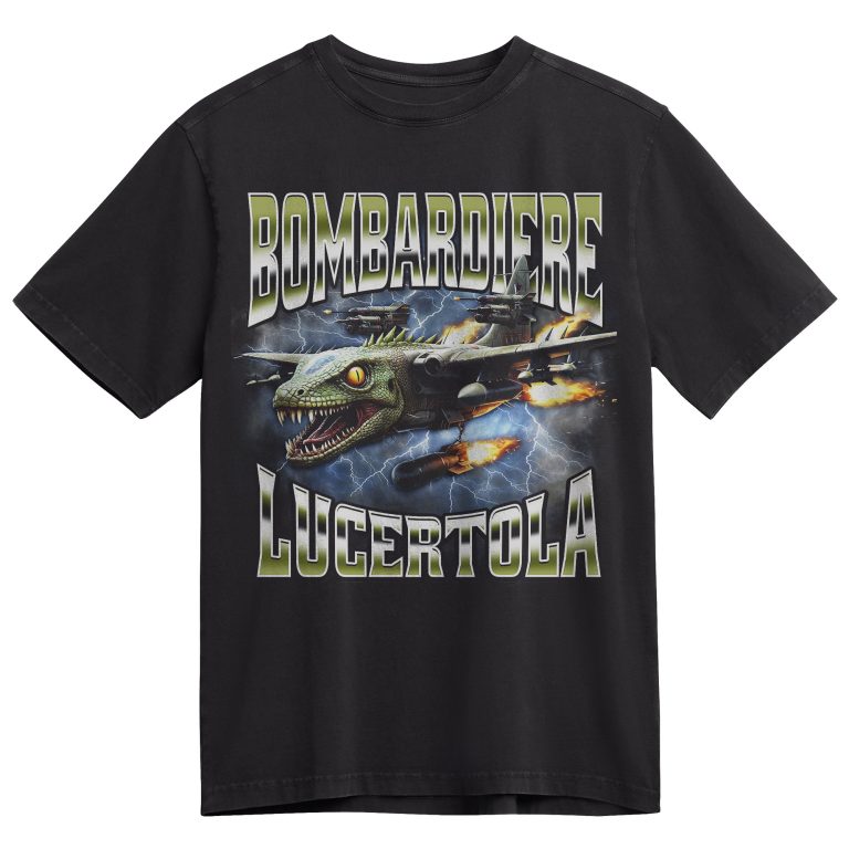 Bombardiere Lucertola Memes T-shirt, Funny Graphic T-shirt, Italian Brainrot Shirt, Dank Memes Tshirt, Unhinged Clothes, Weird Tee, Oddly Specific