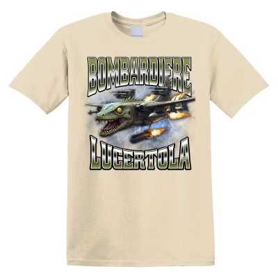 Bombardiere Lucertola Memes T-shirt, Funny Graphic T-shirt, Italian Brainrot Shirt, Dank Memes Tshirt, Unhinged Clothes, Weird Tee, Oddly Specific