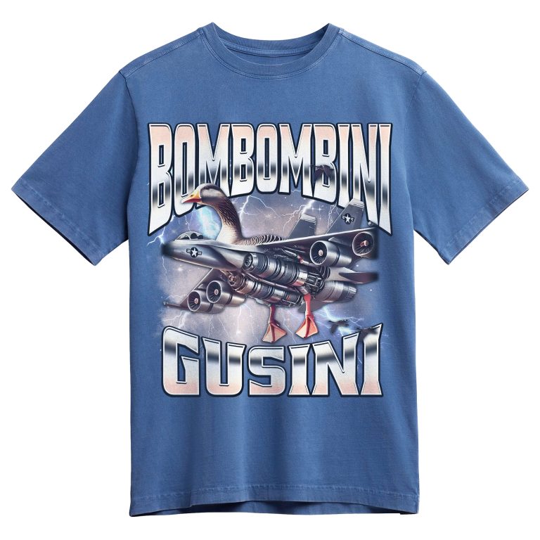 Bombombini Gusini Memes T-shirt, Funny Graphic T-shirt, Italian Brainrot Shirt, Dank Memes Tshirt, Unhinged Clothes, Weird Tee, Oddly Specific