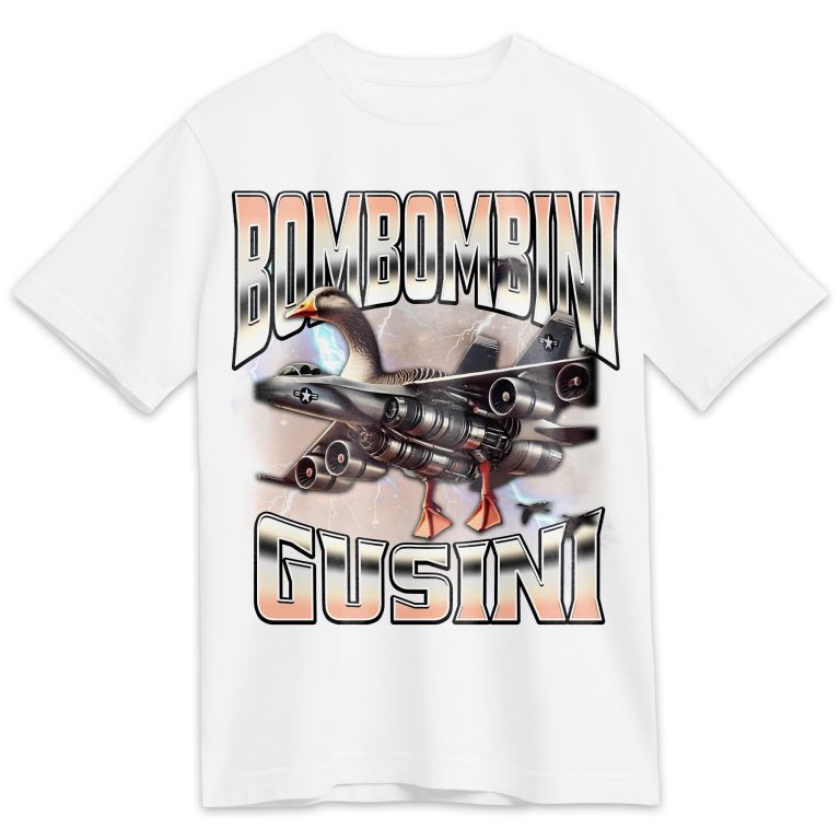 Bombombini Gusini Memes T-shirt, Funny Graphic T-shirt, Italian Brainrot Shirt, Dank Memes Tshirt, Unhinged Clothes, Weird Tee, Oddly Specific