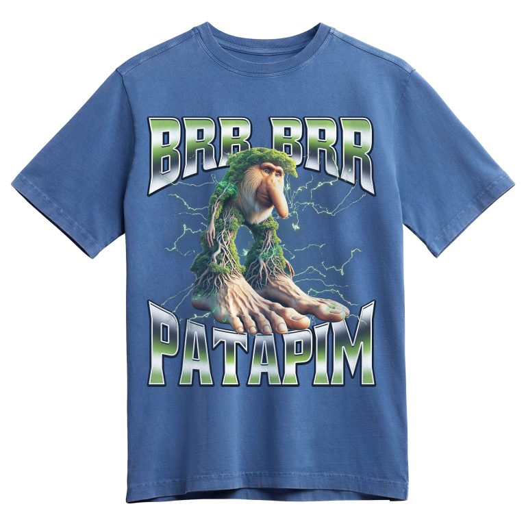 Brr Brr Patapim Memes T-shirt, Funny Graphic T-shirt, Italian Brainrot Shirt, Dank Memes Tshirt, Unhinged Clothes, Weird Tee, Oddly Specific