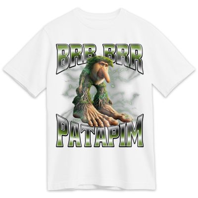 Brr Brr Patapim Memes T-shirt, Funny Graphic T-shirt, Italian Brainrot Shirt, Dank Memes Tshirt, Unhinged Clothes, Weird Tee, Oddly Specific