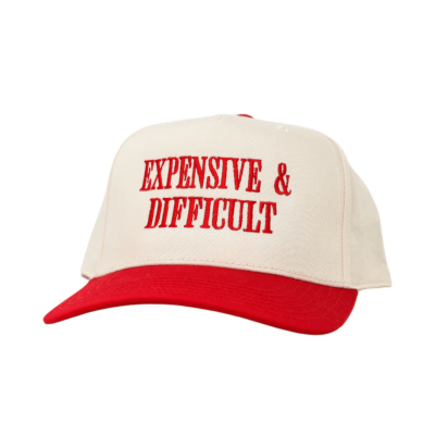 Expensive and Difficult Embroidered Baseball Cap