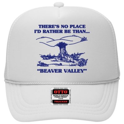 Beaver Valley Funny Offensive Trucker Hat
