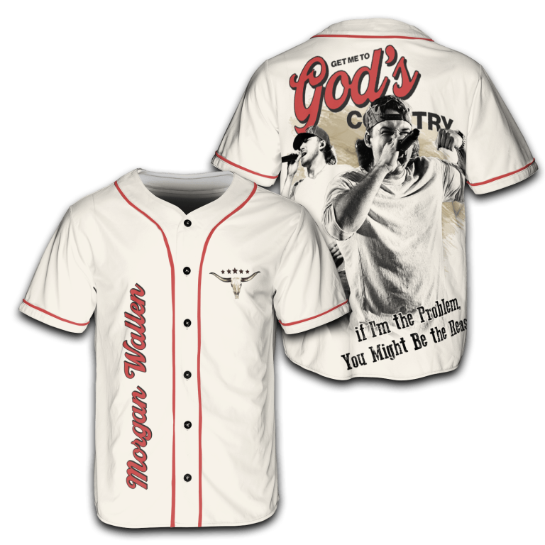 Get me to God's Country Morgan Wallen Baseball Jersey Shirt TCM14