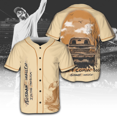 I ain't coming back Morgan Wall x Post Malone Baseball Jersey TCM13