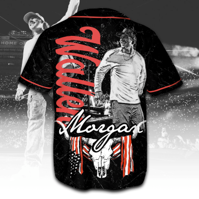 Retro Red Morgan Wallen I'm the problem tour Country Music jersey ACM04