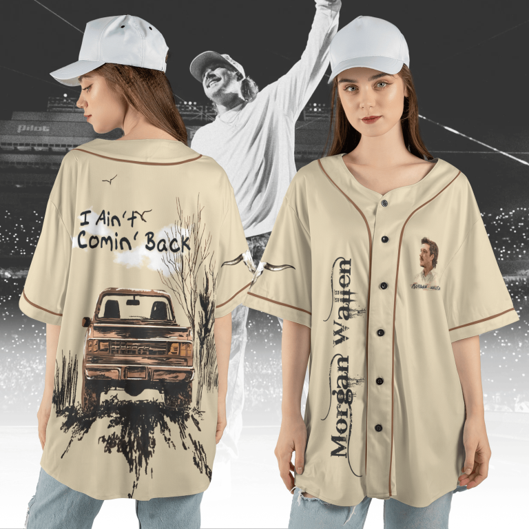 I ain't coming back Morgan Wallen x Post Malone Baseball Jersey TCM11