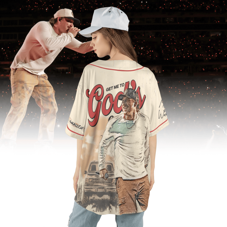 Morgan Wallen Get me to God's country Baseball Jersey TCM12