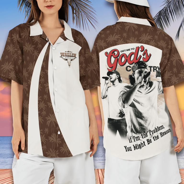Get me to God's Country Morgan Wallen Hawaiian Shirt