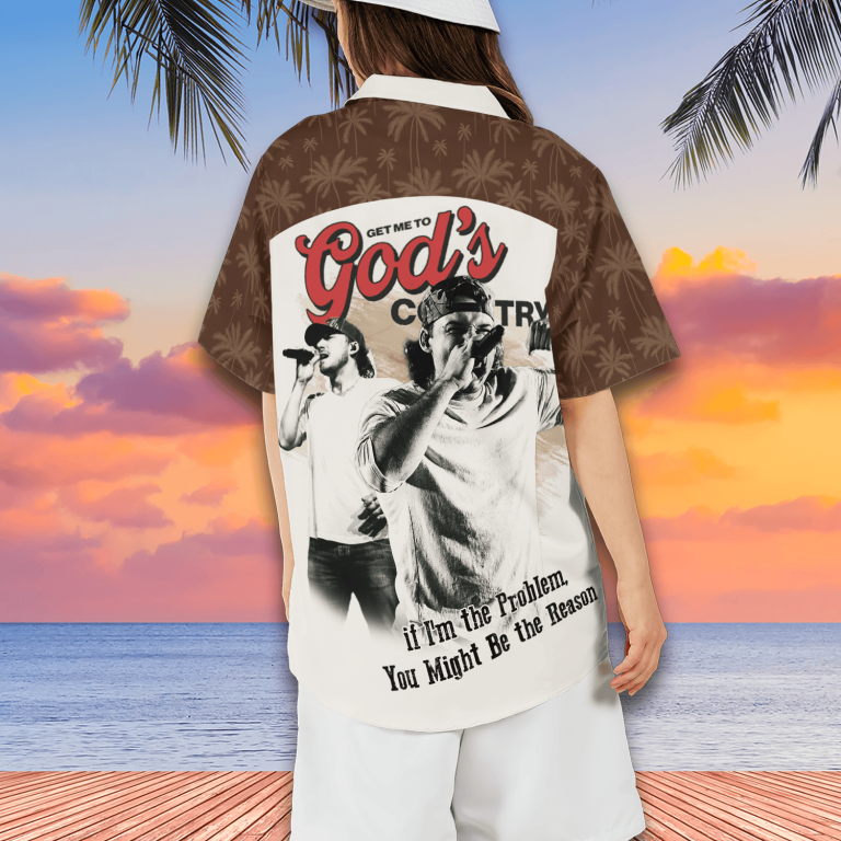 Get me to God's Country Morgan Wallen Hawaiian Shirt