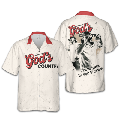 Get me to God's country Morgan Wallen Merch Hawaiian Shirt TCM07