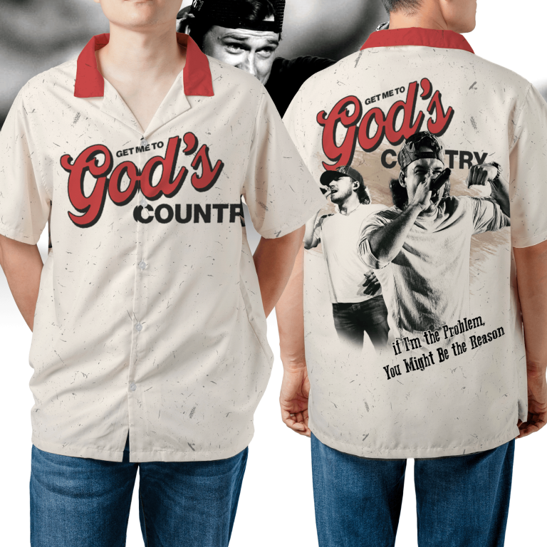 Get me to God's country Morgan Wallen Merch Hawaiian Shirt TCM07