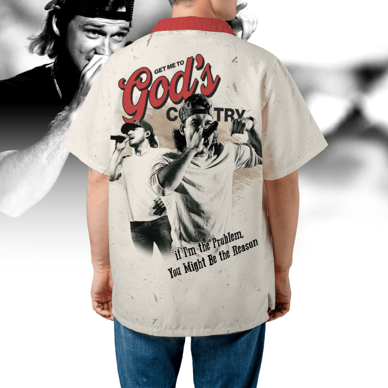Get me to God's country Morgan Wallen Merch Hawaiian Shirt TCM07