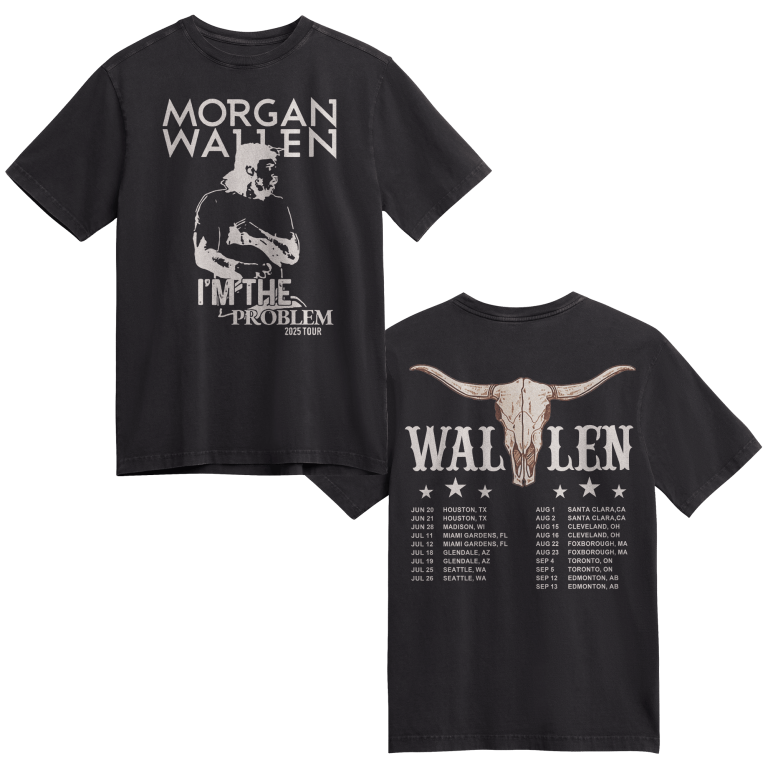 Wallen Tour 2025 T-Shirt Western Country Music