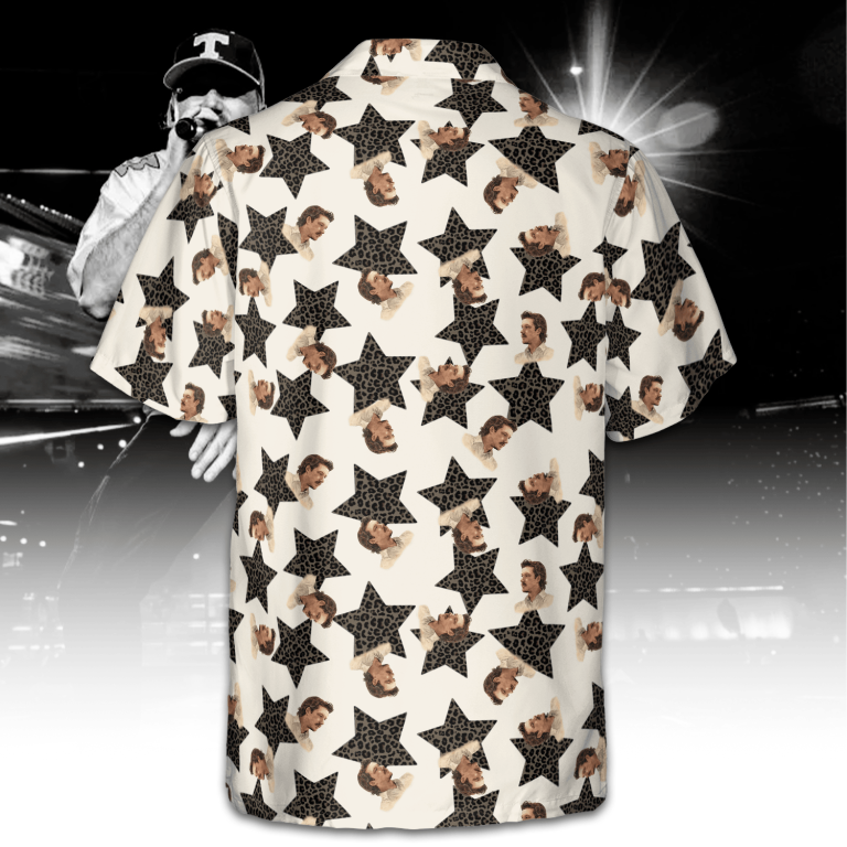 Morgan Wallen Cheetah Pattern Hawaiian Shirt TCM04
