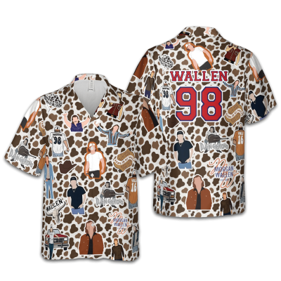 Morgan Wallen Howdy Hawaiian Shirt TCM03