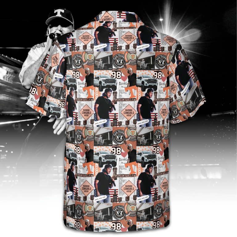 Morgan Wallen Pattern Hawaiian Shirt TCM02