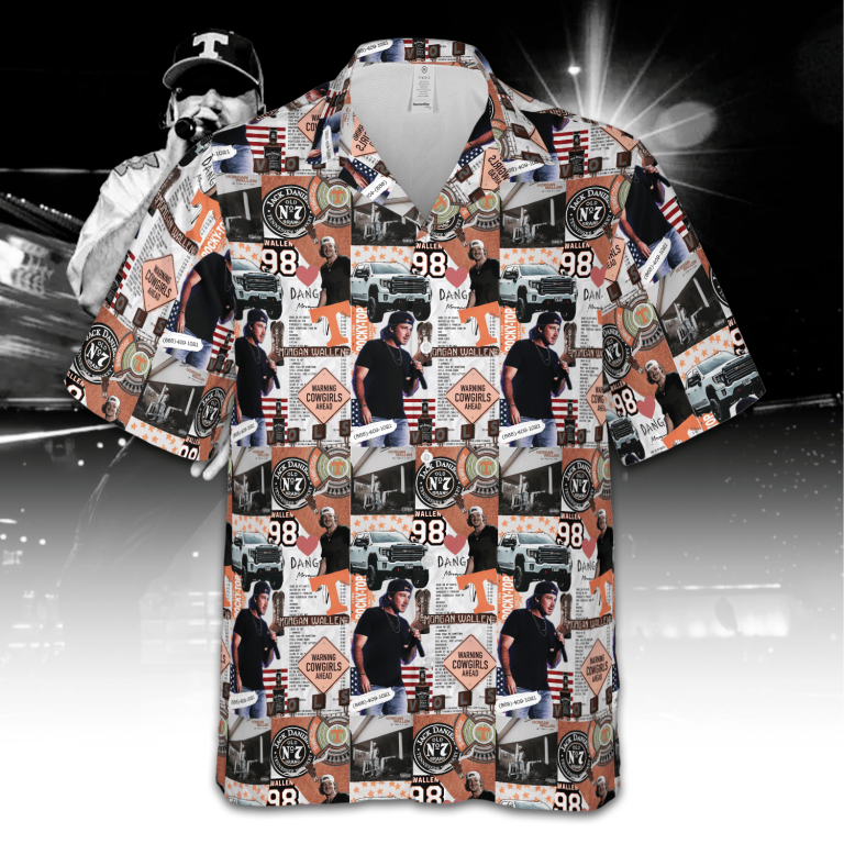 Morgan Wallen Pattern Hawaiian Shirt TCM02