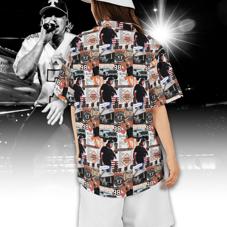 Morgan Wallen Pattern Hawaiian Shirt TCM02