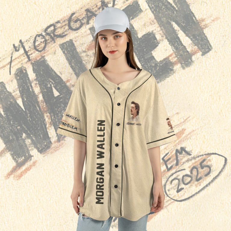 I'm the problem Morgan Wallen Tour 2025 - Baseball Jersey Shirt TCM38