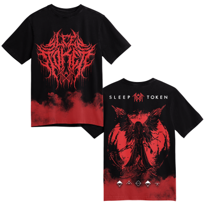 SLEEP TOKEN LOGO RED 3D SHIRT AR01