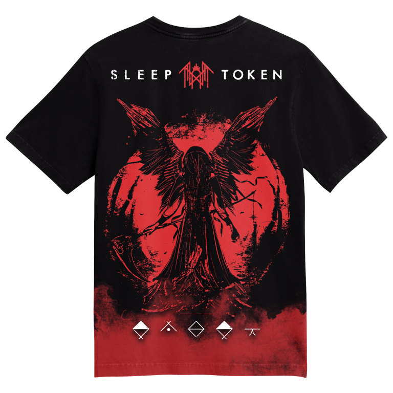 SLEEP TOKEN LOGO RED 3D SHIRT AR01