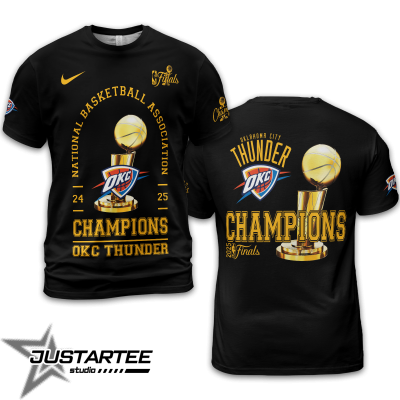 OKC Oklahoma City Thunder NBA Champions 2025 T-shirt
