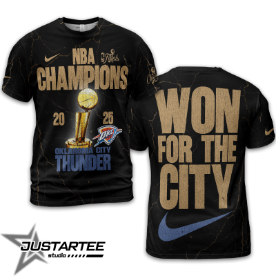 OKC THUNDER 2025 NBA CHAMPIONS T-Shirt
