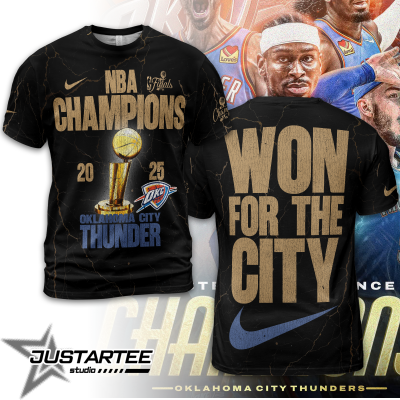 OKC THUNDER 2025 NBA CHAMPIONS T-Shirt