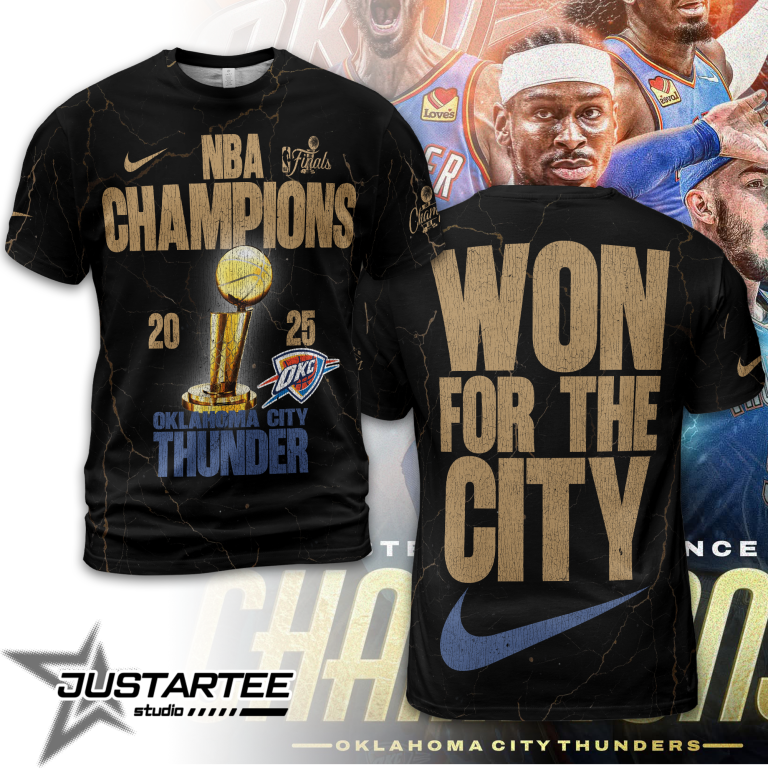 OKC THUNDER 2025 NBA CHAMPIONS T-Shirt