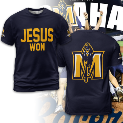 Special 2025 Jesus Won Murray State Baseball Tshirt