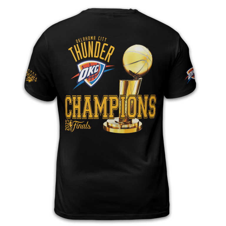 OKC Oklahoma City Thunder NBA Champions 2025 T-shirt