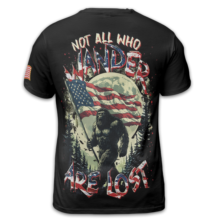 Men's NOT ALL WHO WANDER ARE LOST Printed T-shirt TID47