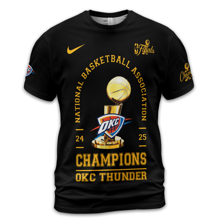 OKC Oklahoma City Thunder NBA Champions 2025 T-shirt