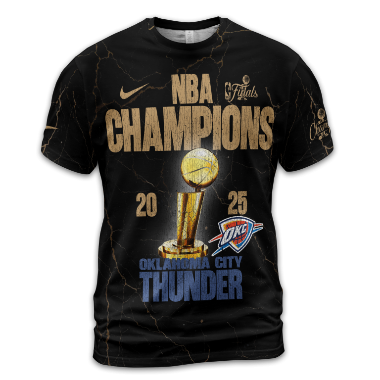 OKC THUNDER 2025 NBA CHAMPIONS T-Shirt