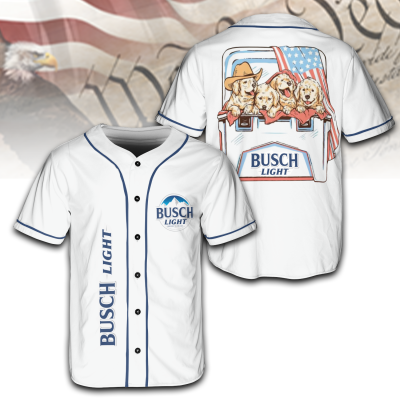 Dogs and Beer Busch light – 4th of July Patriotic Jersey for Men & Women AID10